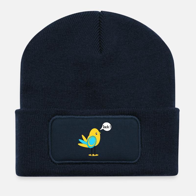 SCHWEDISCH DANKE SCHWEDEN - Recycelte Patch Beanie - French Navy