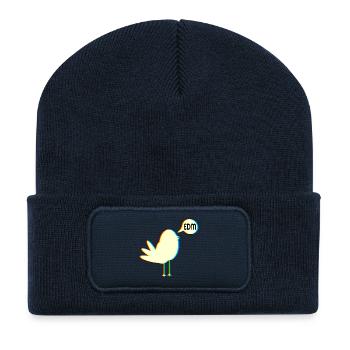 VOGEL ELECTRONIC MUSIC FESTIVAL EDM - Recycled Patch Beanie - french navy - Front