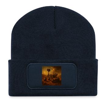 The end of the world - Recycled Patch Beanie - french navy - Front