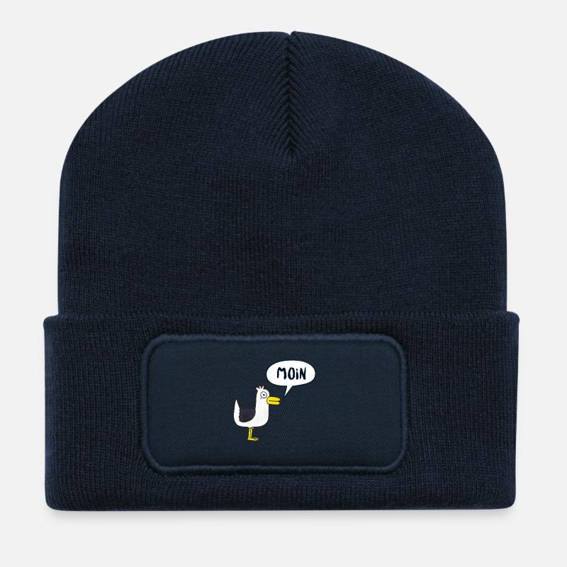 MOIN - Recycelte Patch Beanie - French Navy