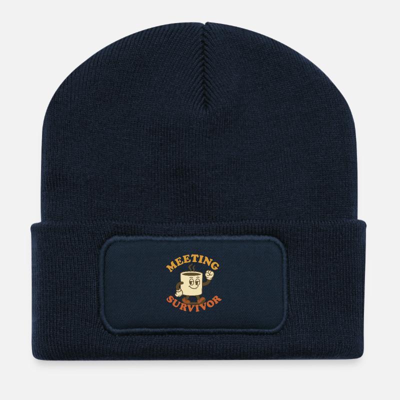 Treffen mit Überlebenden - Recycelte Patch Beanie - French Navy