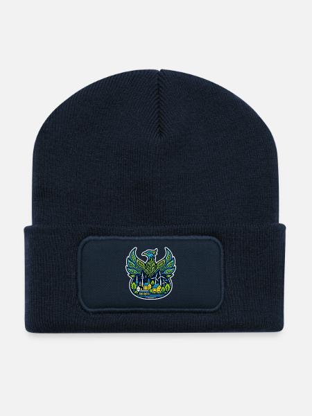 Phoenix of the energy transition - Recycled Patch Beanie - french navy
