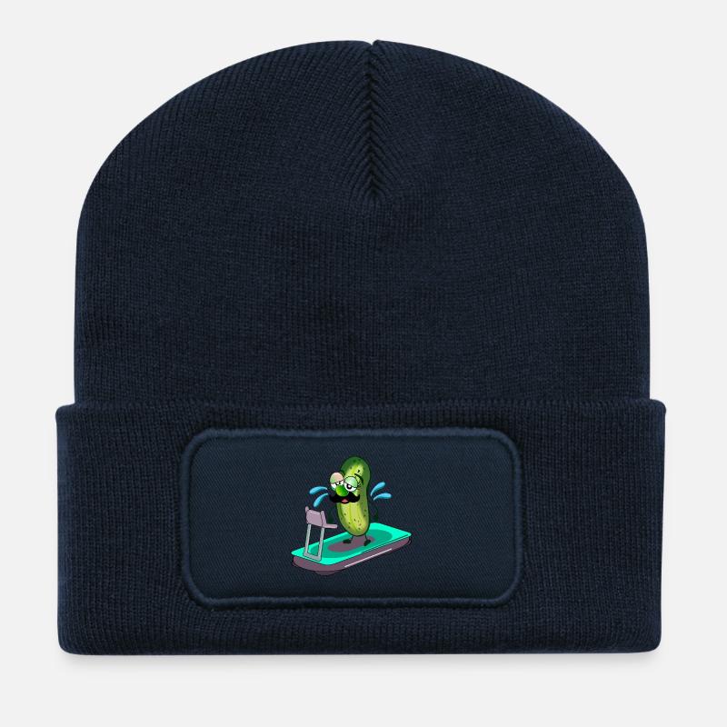 Papa Pickles Laufband - Recycelte Patch Beanie - French Navy