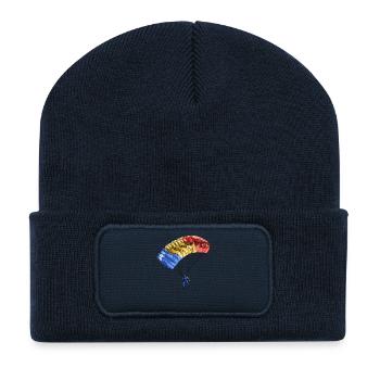 Fallschirm - Recycelte Patch Beanie - French Navy - Vorne