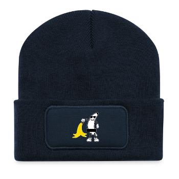 Party banana - Recycled Patch Beanie - french navy - Front