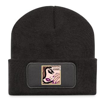 Mental Load Retro Pop Art - Recycled Patch Beanie - dark grey - Front