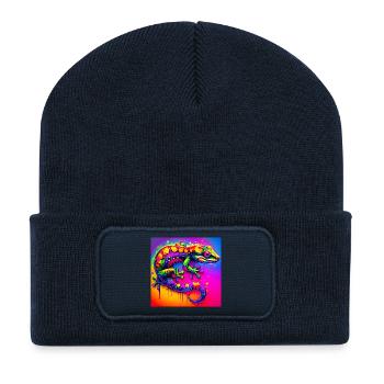 Gecko - Recycled Patch Beanie - french navy - Front