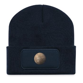 Mercure - Planète Mercure - Beanie recyclé à patch - bleu marine - Devant