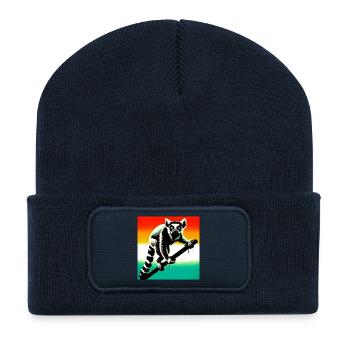 Lemur - Recycled Patch Beanie - french navy - Front