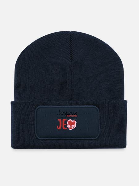 Joyeux anniversaire maman  - Beanie recyclé à patch - bleu marine