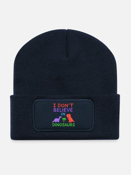 Dinosaur Myth - Recycled Patch Beanie - french navy
