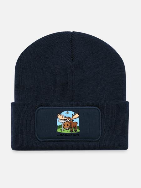Emil... and on it goes - Recycled Patch Beanie - french navy