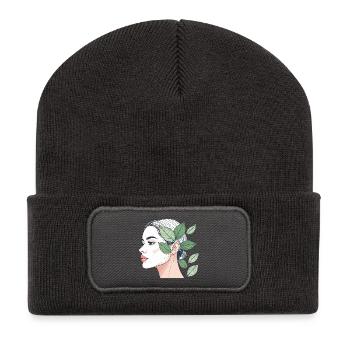 Nature is a state of mind - Recycled Patch Beanie - dark grey - Front