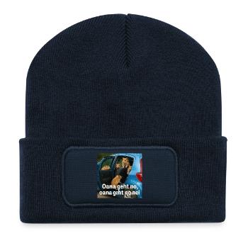 Hamsterabenteuer_im_blauen_Auto - Recycled Patch Beanie - french navy - Front