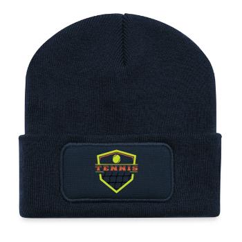 Logo Tennis - Recycled Patch Beanie - french navy - Front