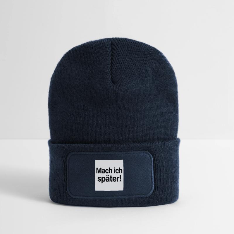 I'll make a statement later Recycled Patch Beanie