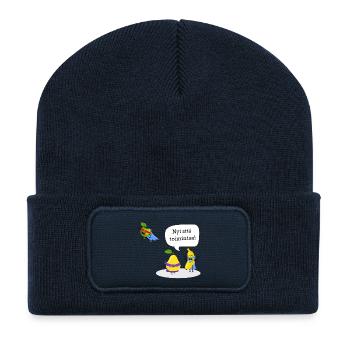 Action Heroes - Recycled Patch Beanie - french navy - Front