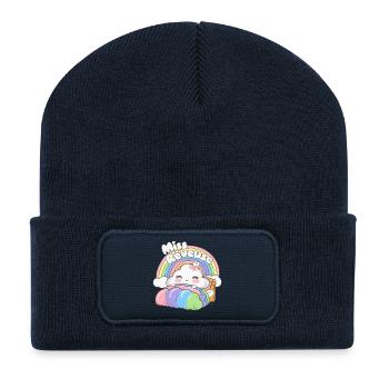 Miss Dreamer, Childhood Poetics and Imagination - Recycled Patch Beanie - french navy - Front