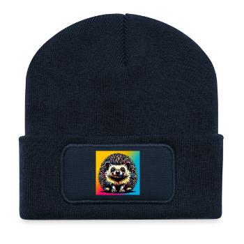 hedgehog - Recycled Patch Beanie - french navy - Front