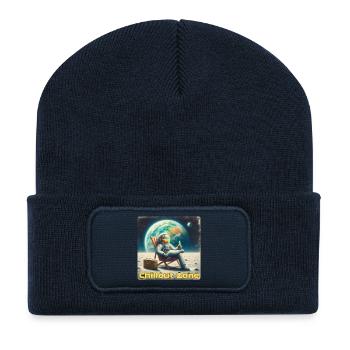 Chillout Zone Astronaut - Recycled Patch Beanie - french navy - Front