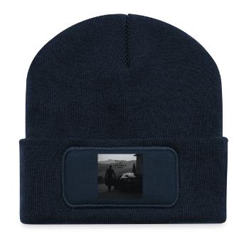Remember who you wanted to be - Recycled Patch Beanie - french navy - Front