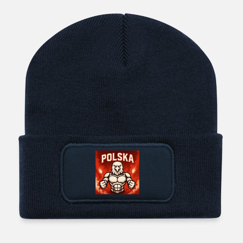 ChatGPT_Image_27-_Okt - Recycelte Patch Beanie - French Navy