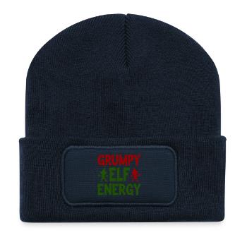Grumpy Elf Energy Grumpy Imp - Recycled Patch Beanie - french navy - Front