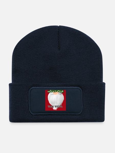 Team Wichtl Christmas Gnome - Recycled Patch Beanie - french navy