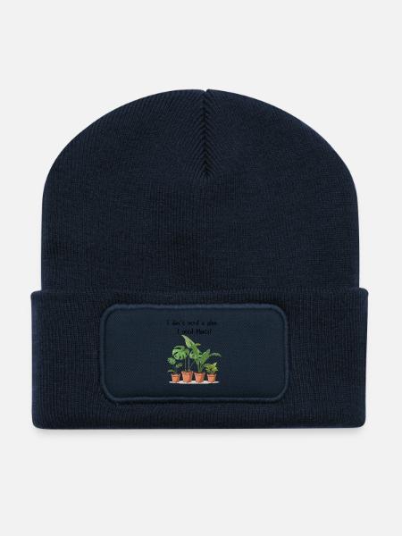 Plant Plans - Recycled Patch Beanie - french navy