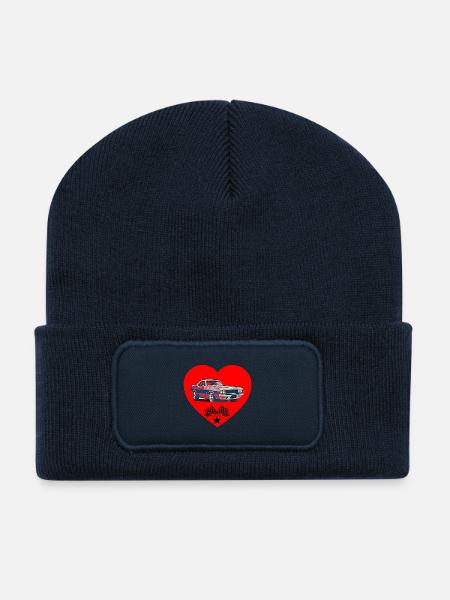 Auto - Recycelte Patch Beanie - French Navy