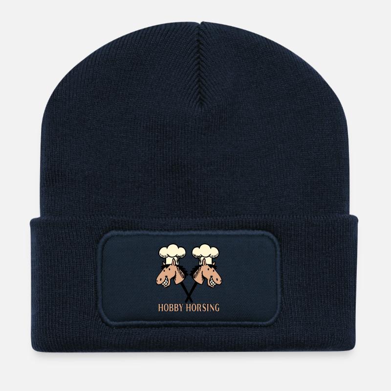Lustiges Kochhobby-Futter - Recycelte Patch Beanie - French Navy