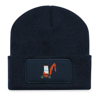 Bagger - Recycelte Patch Beanie - French Navy - Vorne