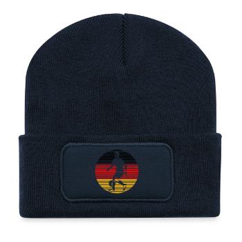 Soccer Players - Recycled Patch Beanie - french navy - Front
