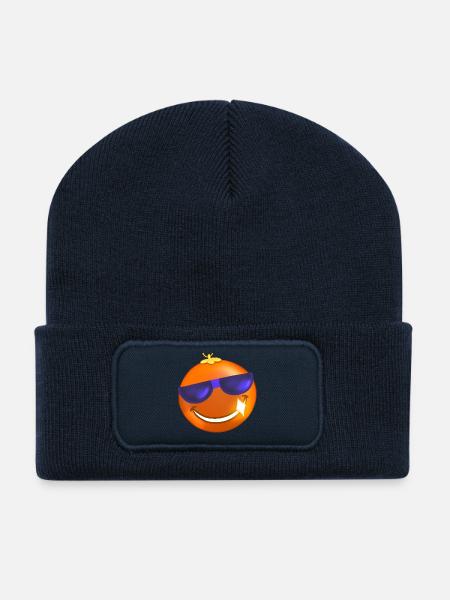 Orange Christmas Ball Sunglasses - Recycled Patch Beanie - french navy