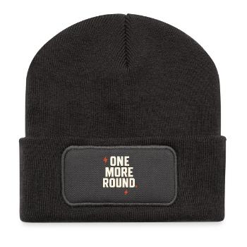 Noch Eine Runde - Recycelte Patch Beanie - Dunkelgrau - Vorne