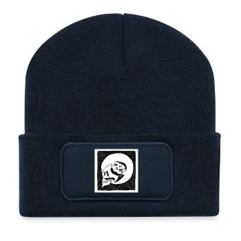 Geistlos - Recycelte Patch Beanie - French Navy - Vorne