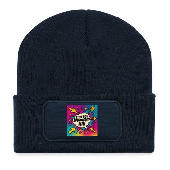 Stand somewhere else Popart - Recycled Patch Beanie - french navy - Front
