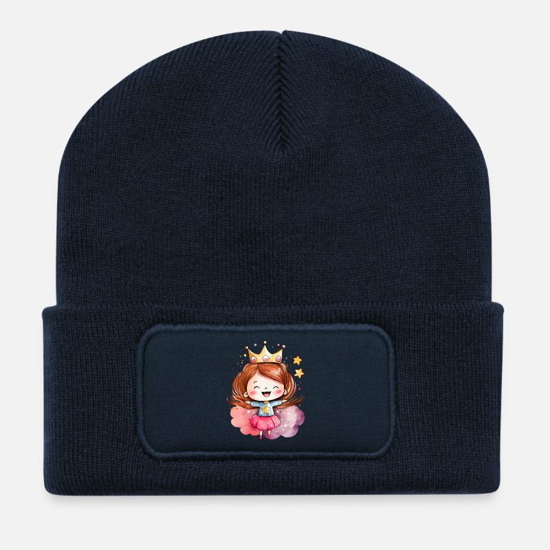 Königin der Sternenwelt - Recycelte Patch Beanie - French Navy