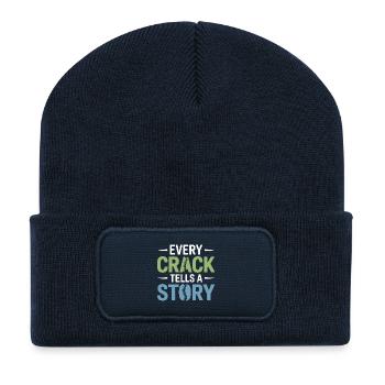 Lizenzierter DC-Experte für klinische Wirbelsäulenbewertung - Recycelte Patch Beanie - French Navy - Vorne