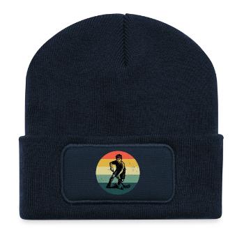 Floorball perfect for every floorball - Recycled Patch Beanie - french navy - Front