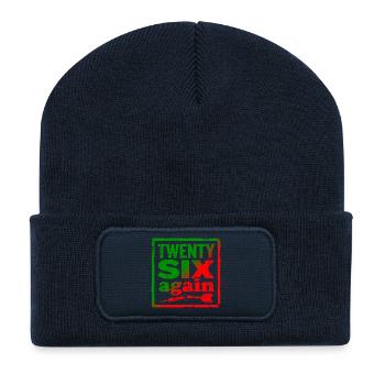 Darts Hoodie 26 Punkte Legendärer Fehlwurf - Recycelte Patch Beanie - French Navy - Vorne