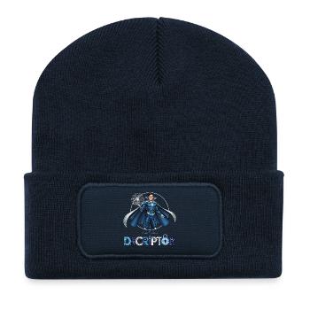 Hero Coder Entschlüsseler - Recycelte Patch Beanie - French Navy - Vorne