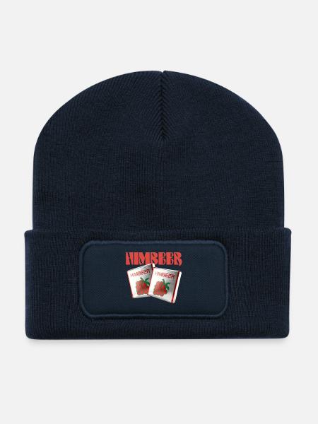 Halloren Frukas Raspberry - Recycled Patch Beanie - french navy
