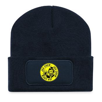 Enterrement de vie de garçon du groupe Bachelor Crew Singe - Beanie recyclé à patch - bleu marine - Devant