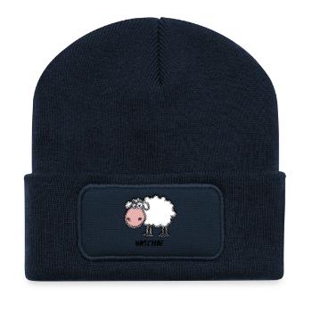Sheep - Recycled Patch Beanie - french navy - Front