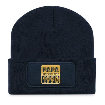 1990 - Recycled Patch Beanie - french navy - Front