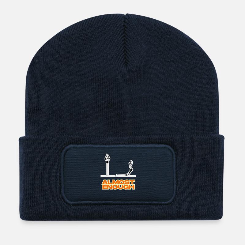 Almost enough - Recycelte Patch Beanie - French Navy