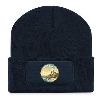 Explore Punta Mita in Mexico - Tropical Paradise - Recycled Patch Beanie - french navy - Front