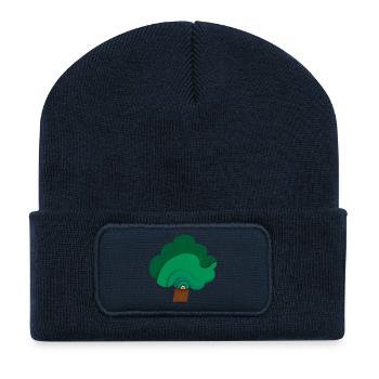 CREATIVITY LIBERTY - freedom & rights - Beanie recyclé à patch - bleu marine - Devant