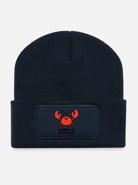 Human AI Fan Club - Recycelte Patch Beanie - French Navy